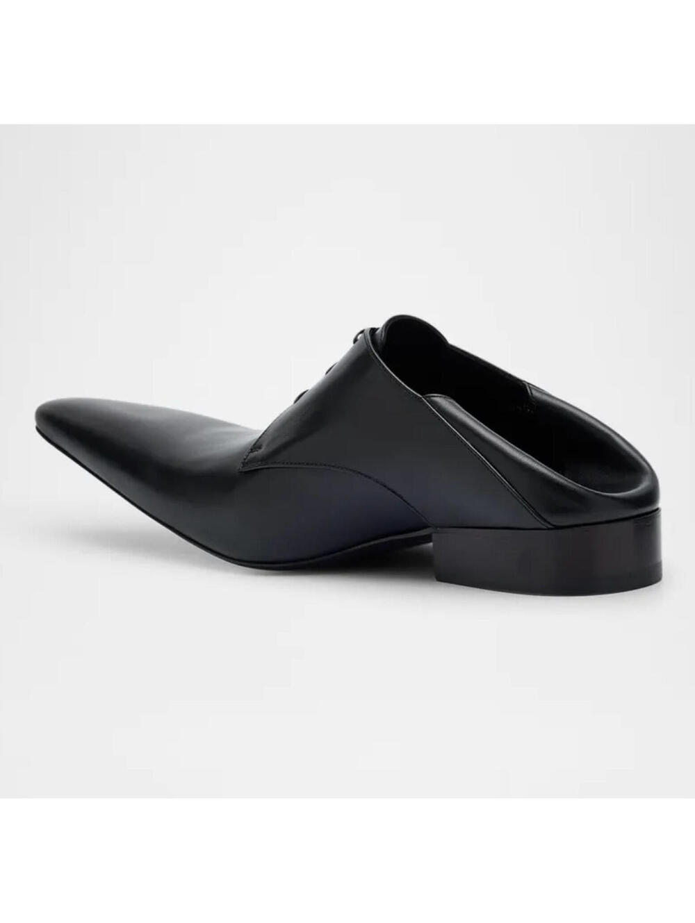NIB $1,450 Balenciaga Opera Leather Runway Dress Shoe Size Slide 40/7 - Picture 10 of 16